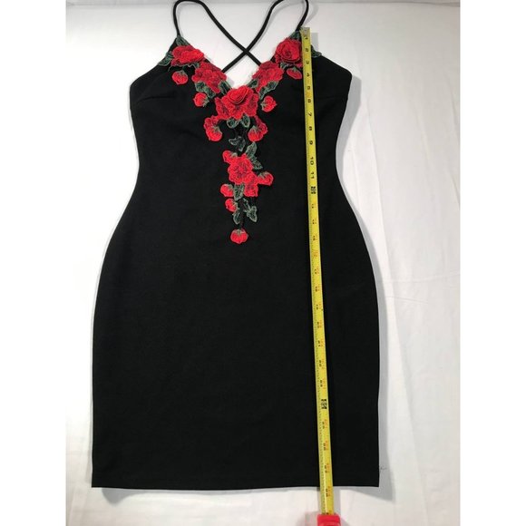Windsor Little Black Dress Womens sz Small Black - Picture 7 of 9